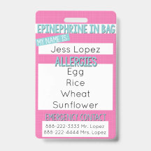 Warnhinweis für Kinder bei Lebensmittelallergie - 