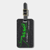 Warnhinweis Gepäckanhänger abgehängt (Vorderseite vertikal)