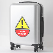 (Warnhinweis) Neuer Treiber Aufkleber (Koffer)