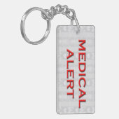 Warnhinweis Schlüsselanhänger (Vorderseite links)