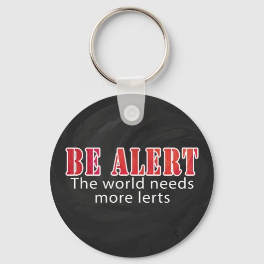 Warnhinweis Schlüsselanhänger (Vorderseite)