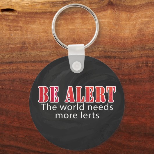 Warnhinweis Schlüsselanhänger (Vorderseite)