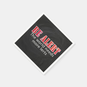 Warnhinweis Serviette