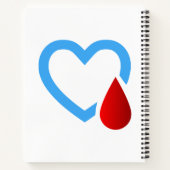 Warnhinweis - Typ 1 Diabetes Notizblock (Rückseite)