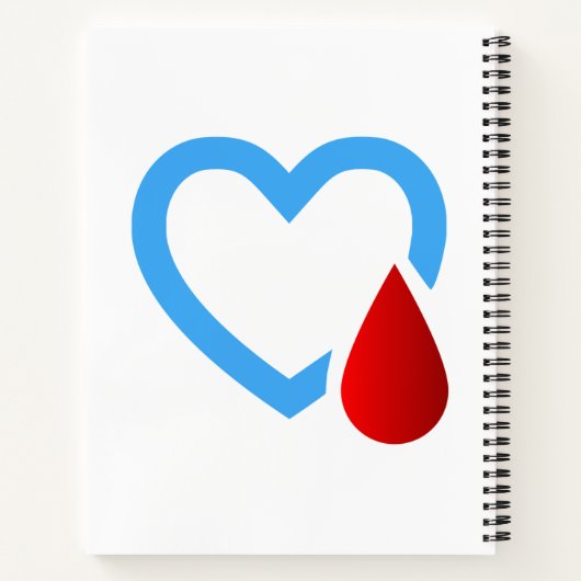 Warnhinweis - Typ 1 Diabetes Notizblock (Rückseite)