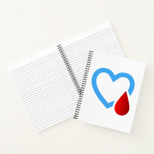 Warnhinweis - Typ 1 Diabetes Notizblock