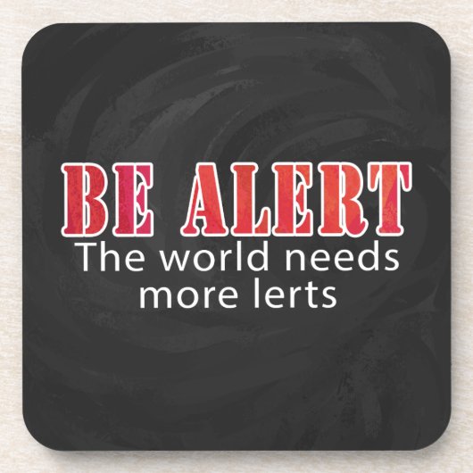 Warnhinweis Untersetzer (Vorderseite)