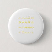 Warnhinweise 101 button (Vorderseite)