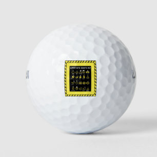 Warnhinweise 101 golfball