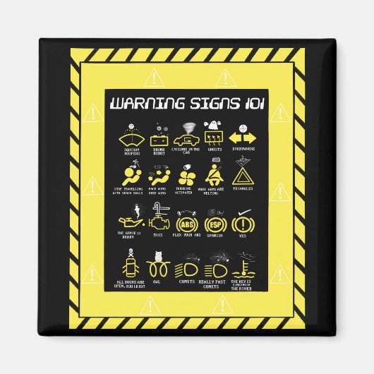 Warnhinweise 101 magnet (Vorne)