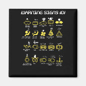 Warnhinweise 101 magnet (Vorne)