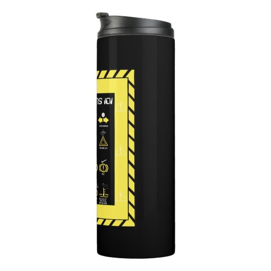 Warnhinweise 101 thermosbecher (Nach rechts gedreht)