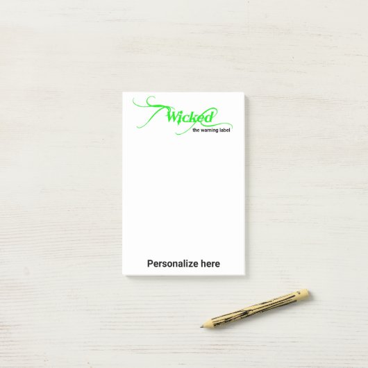 Warnhinweise 4 x 6" geklickt post-it klebezettel (Auf Schreibtisch)