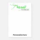 Warnhinweise 4 x 6" geklickt post-it klebezettel (Vorderseite)