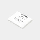 Warnhinweise zur Lebensmittelallergie fügen Sie de Post-it Klebezettel (angewinkelt)