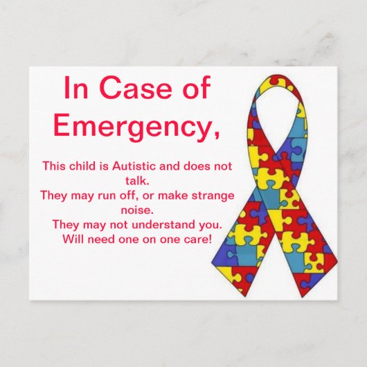 Warnhinweiser Postkarte (Vorderseite)