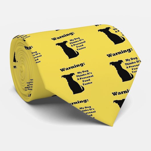 Warnhund Krawatte (Gerollt)