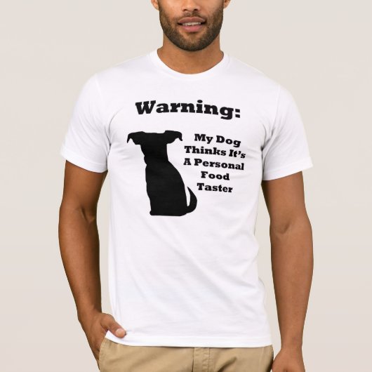 Warnhund T-Shirt (Vorderseite)