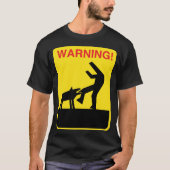 Warnhund T-Shirt (Vorderseite)