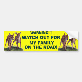 WARNING!! Autoaufkleber