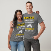 Warning Car Restoration retro boy gift T-Shirt (Unisex)