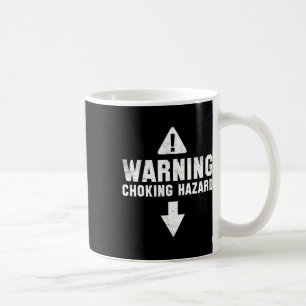 Warning Choking Hazard Kostüm Funny Easy Hallowee Kaffeetasse