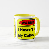 Warning-Coffee Tasse (VorderseiteRechts)