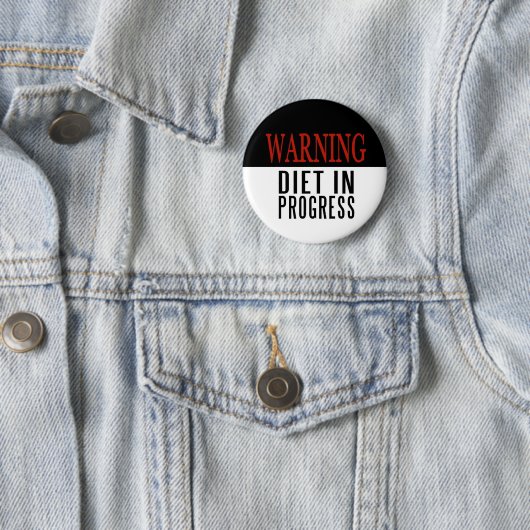 WARNING Diät laufend Button (Beispiel)