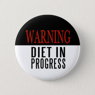 WARNING Diät laufend Button