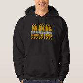 Warning Dog Is Amazing Beware Owner Protective Fun Hoodie (Vorderseite)