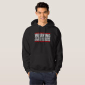 Warning Dog Is Amazing Beware Owner Protective Fun Hoodie (Vorne ganz)