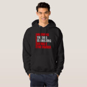 Warning Dog Is Amazing Beware Owner Protective Fun Hoodie (Vorne ganz)