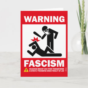 Warning: Fascism Karte