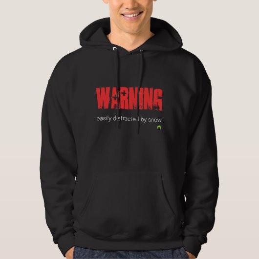 WARNING Hoodie (Vorderseite)