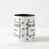 WARNING! Hund kann seine licker Tasse nicht halten (Zentrum)