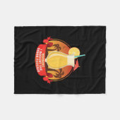 Warning I Bought The Drink Package  Fleecedecke (Vorderseite (Horizontal))