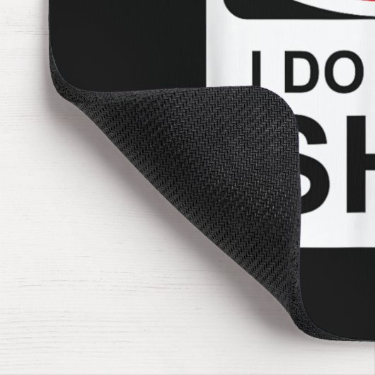 Warning I Do Dumb Mousepad (Ecke)