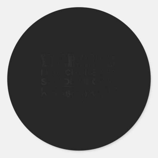 Warning I Match Energy So You Decide How We Gon Ac Runder Aufkleber (Vorderseite)