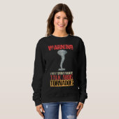 Warning I May Spontaneously Talk About Tornadoes Sweatshirt (Vorne ganz)