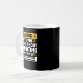 Warning I May Start Talking About 3d Printing Tech Kaffeetasse (Vorderseite Links)