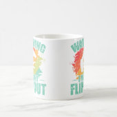 Warning I Might Flip Out Parkour Sport Kaffeetasse (Mittel)