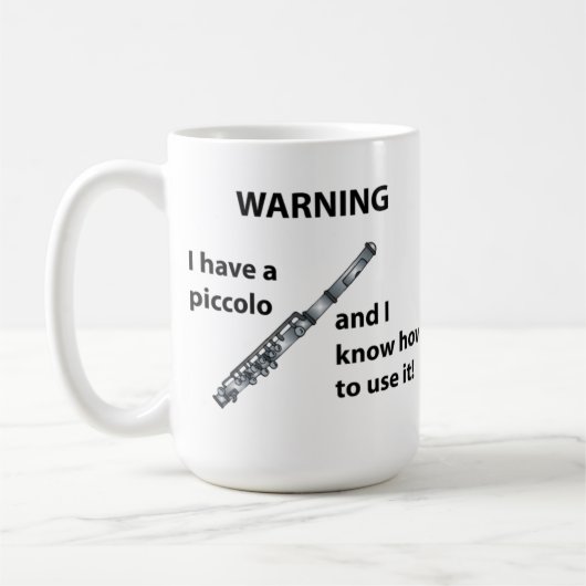 WARNING! Ich habe ein kleines… Kaffeetasse (Links)