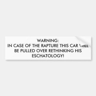 WARNING: IM FALLE DER BEGEISTERUNG WIRD DIESES AUTOAUFKLEBER