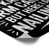 Warning It's Noteasy To Be Karen's Arm Candy Poster (Ecke)