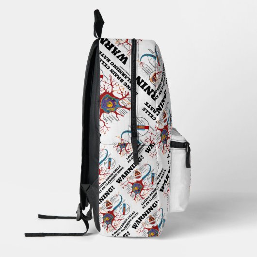 Warning! Losing Brain Cells at an Alarming Rate Bedruckter Rucksack (Links)