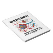 Warning! Losing Brain Cells at an Alarming Rate Notizblock (angewinkelt)