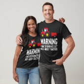 Warning May Spontaneously Talk About tractors - st T-Shirt (Unisex)