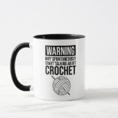 Warning - May Start Talking About Crochet Tasse (Links)