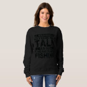 Warning May Talk About Fishing   King Mackerel Fis Sweatshirt (Vorne ganz)