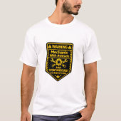 Warning Mechanic With Attitude Canadian Tee (Vorderseite)